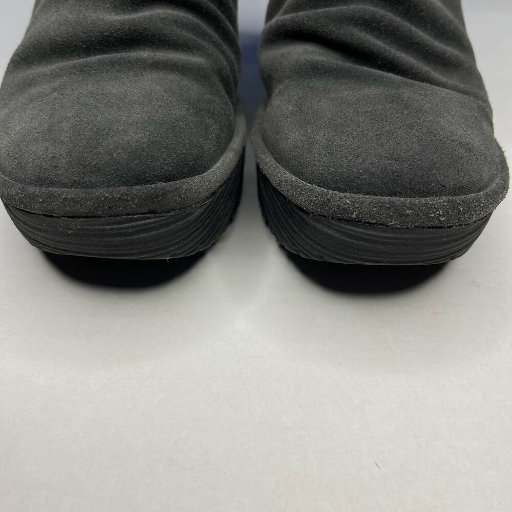 FLY London Yama suede wedge ankle boots size 37 gray - Picture 8 of 11